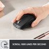 Logitech MX Anywhere 3 Compact Performance Mouse, Wireless, Comfort, Fast Scrolling, Any Surface, Portable, 4000DPI, Customizable Buttons, USB-C, Bluetooth - Graphite (910-005833)