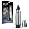 Braun, Ear & Nose Trimmer, Washable, Compact, Lightweight, Silver | EN10