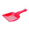 Red Cat Litter Box with Scoop - Durable Plastic, Easy to Clean