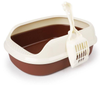 Cat Litter Box with Shovel – Brown Cat Litter Box with Shovel – Brown