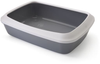 Cat Litter Box with Shovel – Grey Cat Litter Box with Shovel – Grey