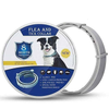 Anti-Fleas & Tick Collar - Large Size (Dogs) - Grey - 8 Months Protection | FTC-LG-GRY