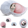 Cat Foldable Bed - Multi-Shape Felt Cat House with Cushion | CFB-001 Cat Foldable Bed - Multi-Shape Felt Cat House with Cushion | CFB-001