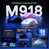 Redragon M918 PRO 3-Mode Wireless Gaming Mouse, 55G Lightweight 26K DPI Gamer Mouse w/Ergonomic Natural Grip Build, Full Programmable Buttons, Software Supports DIY Keybinds & DPI
