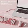 Redragon BS8772 Wireless Keyboard and Mouse Combo Bean Red 75 percent low-profile mechanical keyboard with 2400 DPI mouse