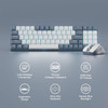 Redragon Wireless Keyboard and Mouse Combo, Lollipop Blue | BS-8772