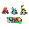 Hola Fun Monster Construction Truck Set - 3 Pull-Back Vehicles | HE7911 Hola Fun Monster Construction Truck Set - 3 Pull-Back Vehicles | HE7911
