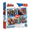 Trefl 4-in-1 Brave Avengers Puzzle - 35-70 Pcs | 34386