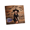 Halloween Skeleteen Witch Broomstick - Purple  | AL694