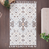 Zymta Barcelona Polya 150 x 230 cm Winter Carpet - Yellow / Cream | 8699903693598