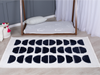 Zymta Comfy Arches 120 x 180 cm Winter Carpet - Off White / Navy Blue | co1063