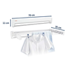 Leifheit Wall Dryer Telegant 100 White | 83305