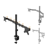OEM Dual LCD/LED Monitor Desk Mount – Up to 27″, 2 Screens, Adjustable Arm - Damaged Box | M052