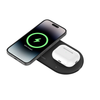 Belkin BoostCharge 3-in-1 Wireless Charging Pad with USB-C, Black | WIZ021VFBK