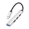Hoco USB Hub 4 in 1 USB-C to USB-A | HB26
