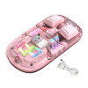Coteci Magic Crystal IV Dual Mode Mouse - Pink