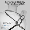 Promate Flexible Neckband MagSafe Compatible Phone Mount for Handsfree POV - Black | MAGVIEW.BLACK