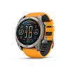 Garmin fenix 8 51mm - AMOLED Smartwatch - Titanium Spark Orange Band | 010-02905-10