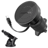 Promate 15W MagSafe Compatible Car Wireless Charger with Retractable Cable | MAGDRIVE-R