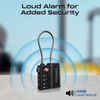 Promate TSA Luggage Lock with Smart Precision Tracking Tag, Works with Find My App | TAGLOCK