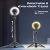 Promate 2K Ultra-HD Webcam with Built-in Mic, Ring Light & Detachable Tripod | VISTACAM