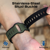 Promate Durable Two-Toned Silicone Sporty Watch Band - Midnight Green | SILIBAND-DC.MNG