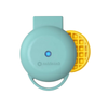 Nutricook Mini Waffle Maker Aqua Marine - 350-400W - Ceramic Non-Stick Coating - Quick Heat | NC-WM100AM