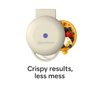 Nutricook Mini Waffle Maker Beige - 350-400W - Ceramic Non-Stick Coating - Quick Heat | NC-WM100BG
