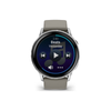 Garmin Venu 4 Smartwatch - 45 mm Silver with Silver Grey Silicone Band | 010-03014-01
