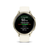 Garmin Venu 4 Smartwatch - 41 mm Lunar Gold with Bone Silicone Band | 010-03013-00