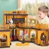 Wooden Animal Family School Playset - 273 PCS | FDE87392