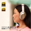 JBL Tour One M3 Smart Tx mocha wireless noise cancelling headphones with touchscreen audio transmitter and case