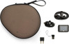 JBL Tour One M3 Smart Tx mocha wireless noise cancelling headphones with touchscreen audio transmitter and case