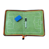 Football Coaching Board Clipboard External Leather Design with Zipper