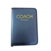 Volleyball Coaching Board Clipboard External Leather Design with Zipper