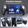 Lucky Fox PlayStation Portal crystal case transparent black hard protective cover PS Portal