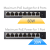 Cudy 8-Port Gigabit Ethernet PoE+ Switch - Unmanaged Network Switch | GS1008P