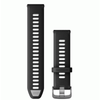Garmin Band for Forerunner 265 Black / Powder Gray With Slate Hardware 22MM | 010-11251-A0