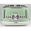 Ariete Vintage Toaster 4 Slice 1630W - Green | 0156/04