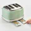 Ariete Vintage Toaster 4 Slice 1630W - Green | 0156/04