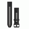 Garmin QuickFit 20 Watch Bands Black/Pebble Gray Silicone | 010-13391-00