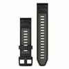 Garmin QuickFit 20 Watch Bands Black/Pebble Gray Silicone | 010-13391-00