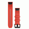 Garmin QuickFit 22 Watch Bands Laser Red With Black Stainless Steel Hardware | 010-12901-02
