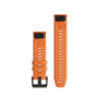 Garmin QuickFit Ember Orange Silicone Band For Fenix 6 22 mm | 010-12863-00X