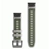 Garmin QuickFit 22 Watch Bands Fog Grey/Moss Silicone | 010-13280-08