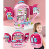 Kids Kitchen Playset Backpack – Foldable Pretend Cooking Set | LT008-991A