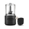 KitchenAid Go Cordless Chopper with Battery - Matte Black | 5KFCR531BM