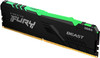 Kingston Fury Beast RGB 16GB 3200MHz DDR4 CL16 Desktop Memory Single Stick | KF432C16BB1A/16