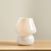 Striped Glass Accent Lamp - 18 cm, Elegant Plug-In Lighting | SK1951424