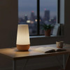 White Cordless Touch-Control LED Table Lamp - 15 cm with Remote | SK195142